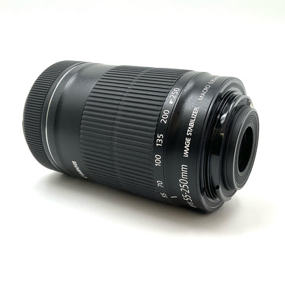 【全額返金保証】【最速発送】Canon EF-S55-250mm F4-5.6 IS STM 超美品 動作確認済