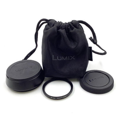 【全額返金保証】【最速発送】Panasonic LEICA DG SUMMILUX 15mm/F1.7 ASPH. H-X015 超美品 動作確認済