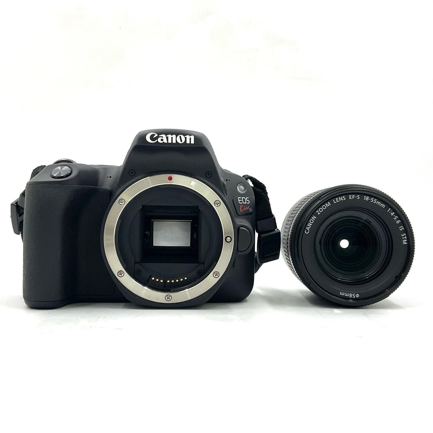 【全額返金保証】【最速発送】Canon デジタル一眼 EOS Kiss X9 EF-S 18-55 F4-5.6 IS STM レンズキット ブラック ブラック 超美品 動作確認済