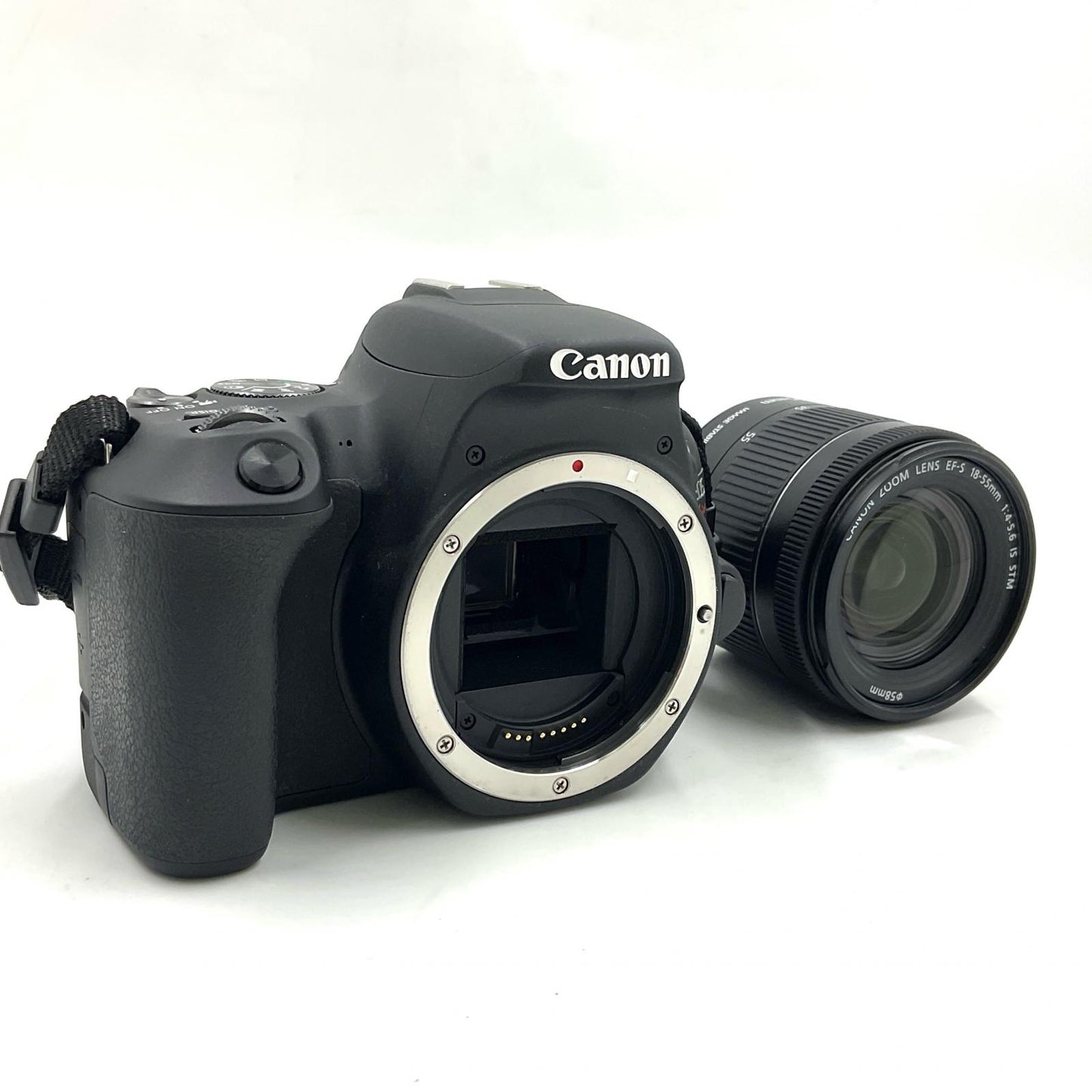 【全額返金保証】【最速発送】Canon デジタル一眼 EOS Kiss X9 EF-S 18-55 F4-5.6 IS STM レンズキット ブラック ブラック 超美品 動作確認済