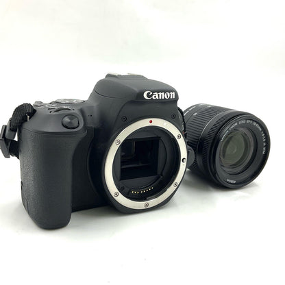 【全額返金保証】【最速発送】Canon デジタル一眼 EOS Kiss X9 EF-S 18-55 F4-5.6 IS STM レンズキット ブラック ブラック 超美品 動作確認済
