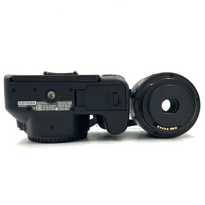 【全額返金保証】【最速発送】Canon デジタル一眼 EOS Kiss X9 EF-S 18-55 F4-5.6 IS STM レンズキット ブラック ブラック 超美品 動作確認済
