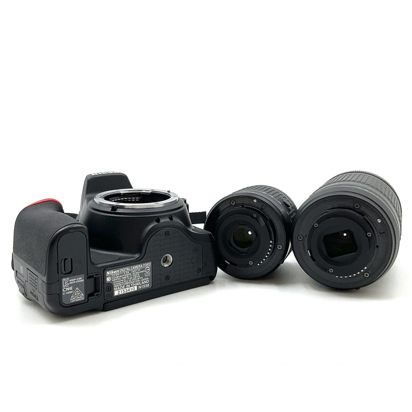 【全額返金保証】【最速発送】Nikon デジタル一眼 D5600 ダブルズームキット ブラック 動作確認済