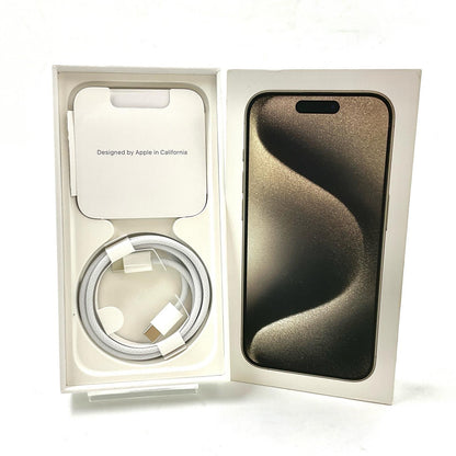 【全額返金保証】【最速発送】Apple iPhone iPhone Pro 15 Pro 128GB ナチュラルチタニウム SIMフリー 動作確認済 88%