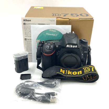 【全額返金保証】【最速発送】Nikon デジタル一眼 D750 ボディ ブラック 動作確認済