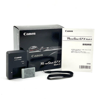 【全額返金保証】【最速発送】Canon コンパクトデジタルカメラ PowerShot G7 X Mark II 動作確認済