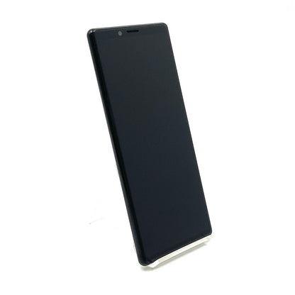 【全額返金保証】【最速発送】Sony Xperia 1 128GB ブラック SIMフリー Ｊ9110 動作確認済