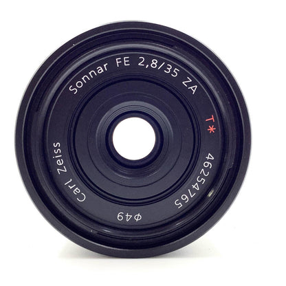 【全額返金保証】【最速発送】Sony Sonnar T* FE 35mm F2.8 ZA SEL35F28Z  美品 動作確認済