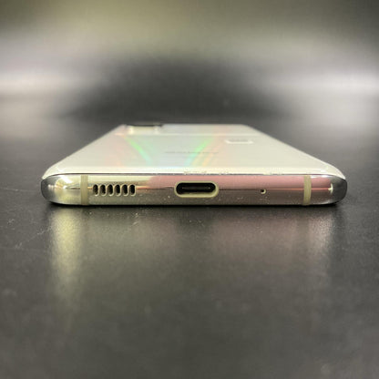 【全額返金保証】【最速発送】SAMSUNG Galaxy S20 5G  128GB クラウドホワイト au SCG01 白ロム 動作確認済
