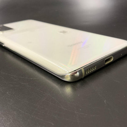 【全額返金保証】【最速発送】SAMSUNG Galaxy S20 5G  128GB クラウドホワイト au SCG01 白ロム 動作確認済