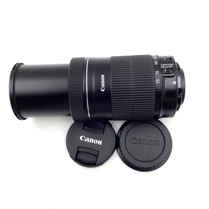【全額返金保証】【最速発送】Canon EF-S55-250mm F4-5.6 IS STM 美品 動作確認済