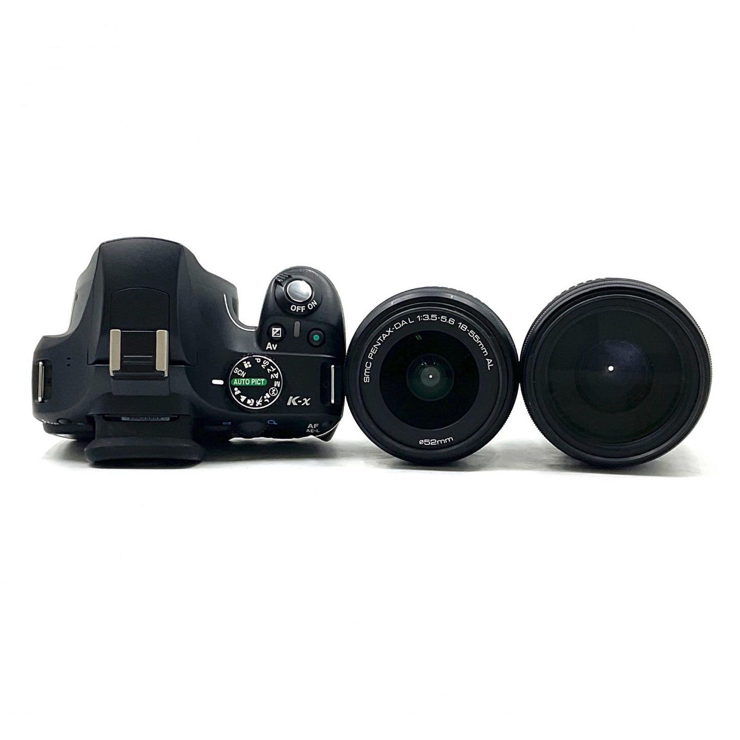 【最速発送】PENTAX デジタル一眼 K-x ダブルズームキット ブラック【難有】