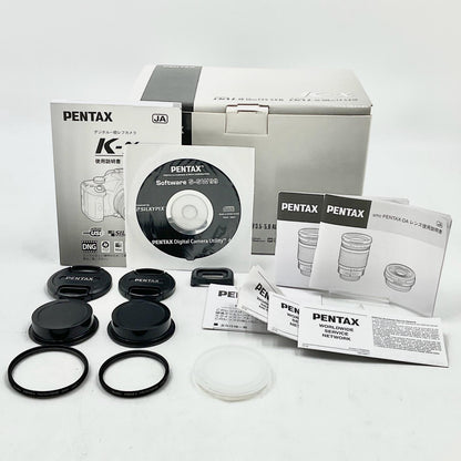【最速発送】PENTAX デジタル一眼 K-x ダブルズームキット ブラック【難有】