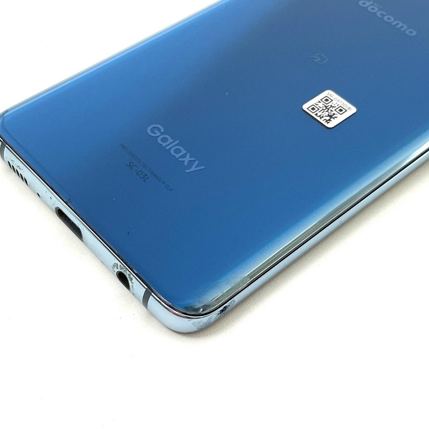 【全額返金保証】【最速発送】SAMSUNG Galaxy S10 128GB プリズムブルー docomo SC-03L 白ロム 動作確認済