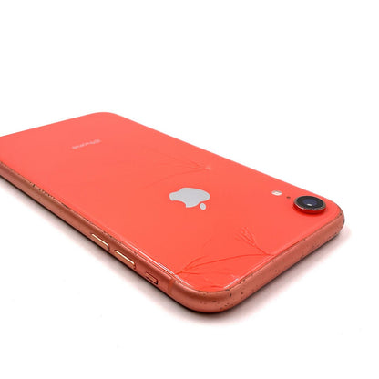 【最速発送】Apple iPhone iPhone XR 128GB コーラル docomo 白ロム【難有】 80%