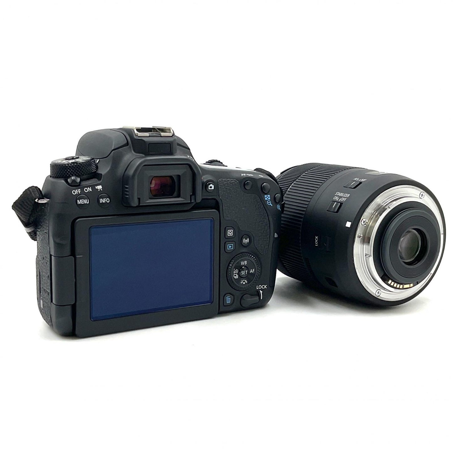 【全額返金保証】【最速発送】Canon デジタル一眼 EOS 9000D EF-S18-135 IS USM レンズキット　 ブラック 美品 動作確認済