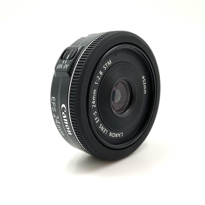 【全額返金保証】【最速発送】Canon EF-S24mm F2.8 STM 超美品 動作確認済