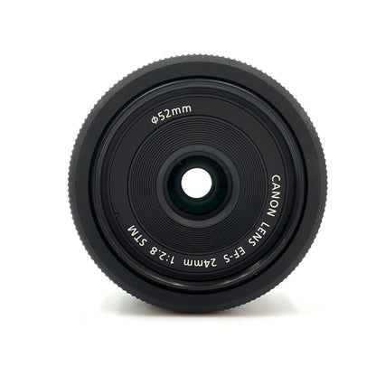 【全額返金保証】【最速発送】Canon EF-S24mm F2.8 STM 超美品 動作確認済