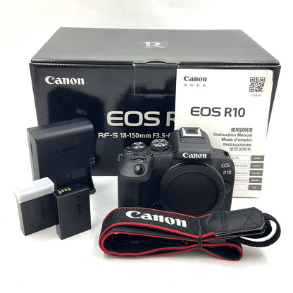 【全額返金保証】【最速発送】Canon デジタル一眼 EOS R10 ボディ ブラック 美品 動作確認済