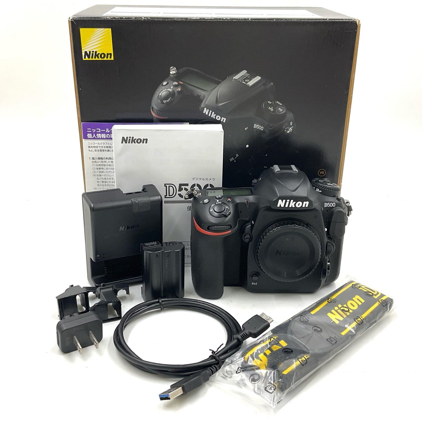 【全額返金保証】【最速発送】Nikon デジタル一眼 D500 ボディ ブラック 動作確認済