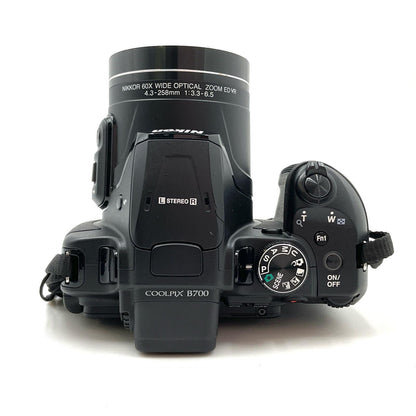 【全額返金保証】【最速発送】Nikon コンパクトデジタルカメラ COOLPIX B700 ブラック 動作確認済