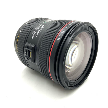 【全額返金保証】【最速発送】Canon EF24-70mm F4L IS USM 動作確認済