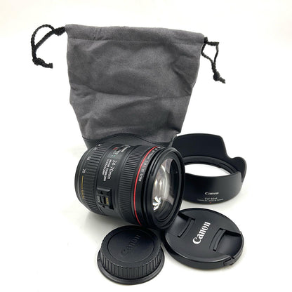 【全額返金保証】【最速発送】Canon EF24-70mm F4L IS USM 動作確認済