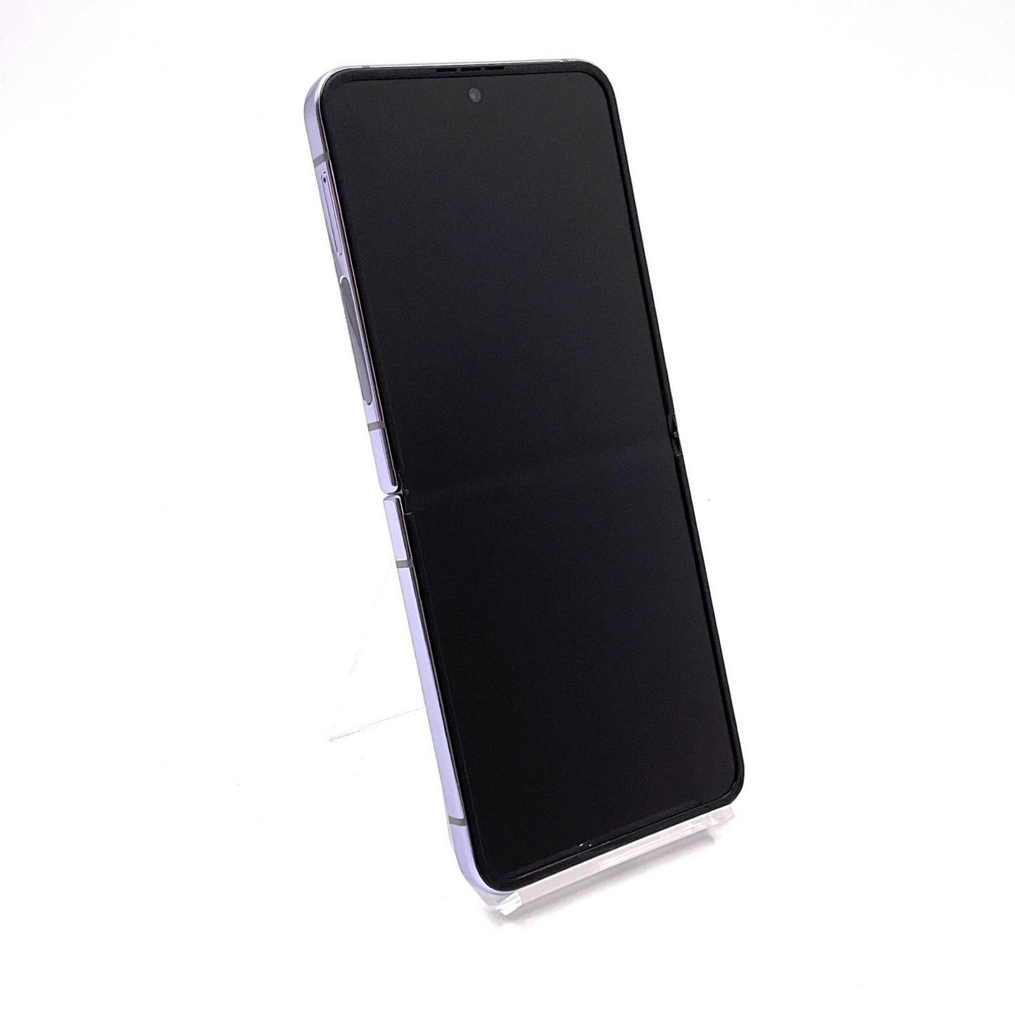 【最速発送】SAMSUNG Galaxy Z Flip4 128GB Bora Purple au SCG17 白ロム【難有】