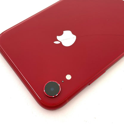 【最速発送】Apple iPhone iPhone XR 64GB (PRODUCT)RED Softbank 白ロム【難有】 82%