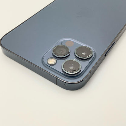 【最速発送】Apple iPhone iPhone 12 Pro 128GB パシフィックブルー Softbank 白ロム【難有】 73%
