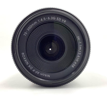 【全額返金保証】【最速発送】Nikon AF-P NIKKOR 70-300mm f/4.5-5.6E ED VR 美品 動作確認済