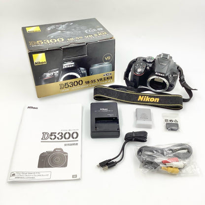 【全額返金保証】【最速発送】Nikon デジタル一眼 D5300 ボディ ブラック 動作確認済