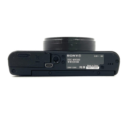 【全額返金保証】【最速発送】Sony コンパクトデジタルカメラ サイバーショット DSC-WX500 (B) [ブラック] 動作確認済