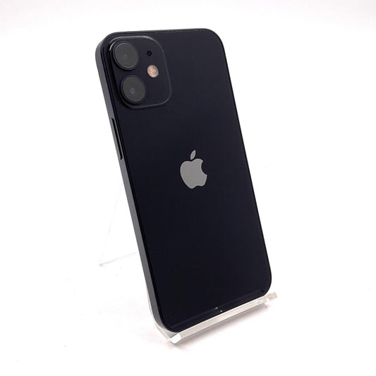 【全額返金保証】【最速発送】Apple iPhone iPhone 12 mini 128GB ブラック au 白ロム 動作確認済 85%