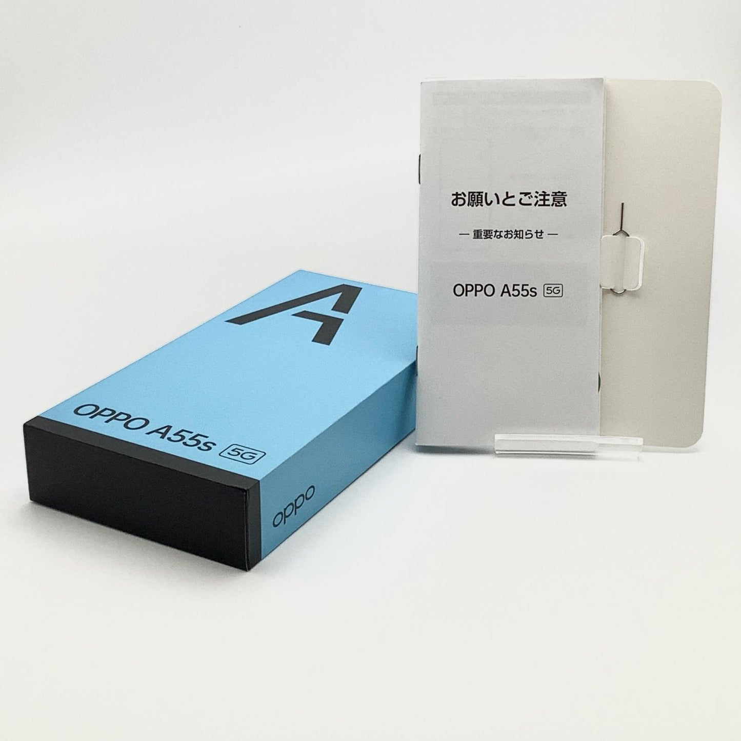 【全額返金保証】【最速発送】OPPO A 55s 5G 64GB ブラック Softbank A102OP 白ロム 動作確認済