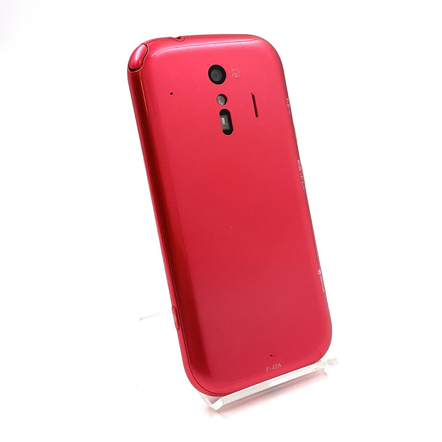 【全額返金保証】【最速発送】富士通 らくらくスマートフォン 32GB ピンク docomo F-42A 白ロム 動作確認済