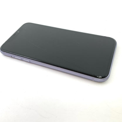 【最速発送】Apple iPhone iPhone 11 256GB パープル docomo 白ロム【難有】 88%