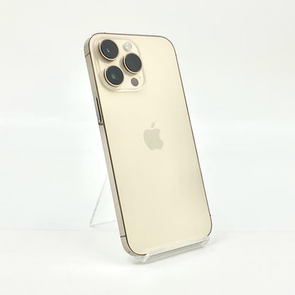 【全額返金保証】【最速発送】Apple iPhone iPhone 14 Pro Max 256GB ゴールド docomo 白ロム 動作確認済 78%