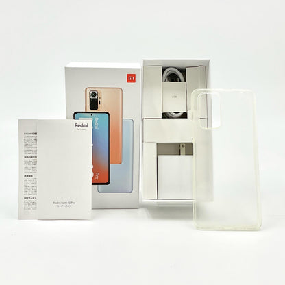 【全額返金保証】【最速発送】Xiaomi Redmi Note10 Pro 128GB オニキスグレー SIMフリー M2101K6R 動作確認済