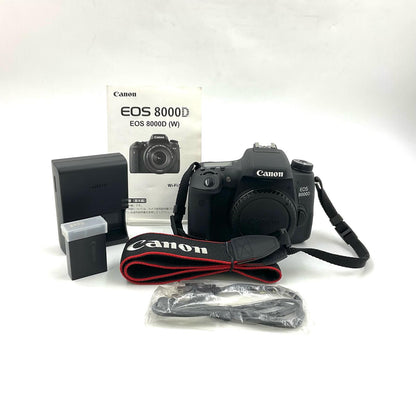 【最速発送】Canon デジタル一眼 EOS 8000D ボディ ブラック【難有】