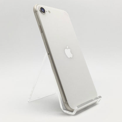 【全額返金保証】【最速発送】Apple iPhone iPhone SE（第3世代） 256GB スターライト SIMフリー 白ロム 超美品 動作確認済 100%