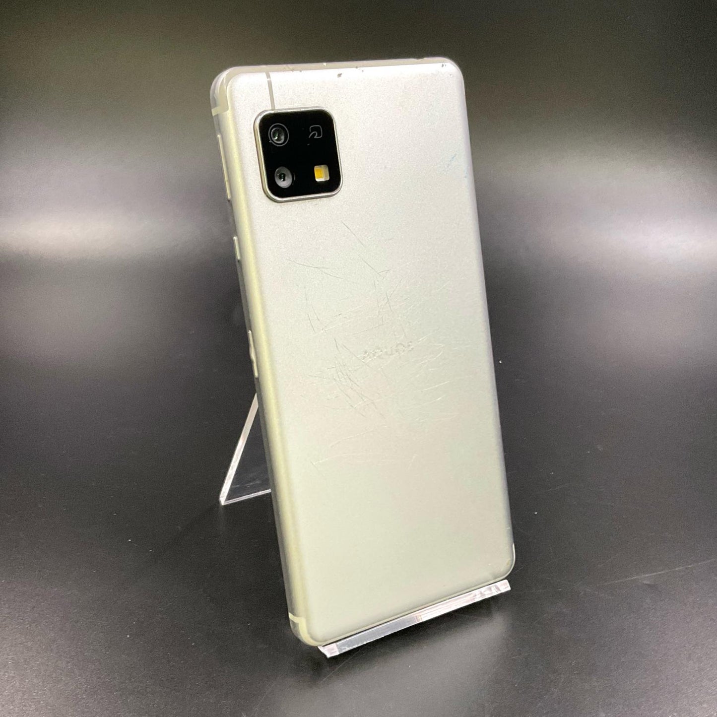 【最速発送】SHARP AQUOS sense4 basic 64GB シルバー Softbank A003SH 白ロム【難有】