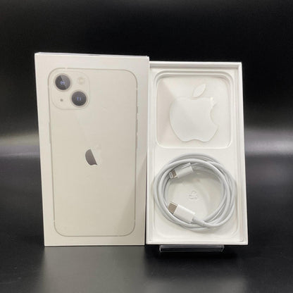 【全額返金保証】【最速発送】Apple iPhone iPhone 13 128GB スターライト Softbank 動作確認済 81%