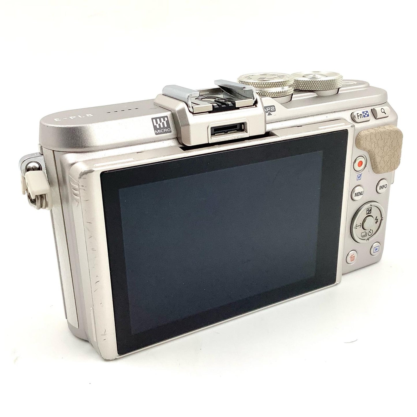 【最速発送】OLYMPUS デジタル一眼 PEN E-PL8 ボディ ホワイト【難有】