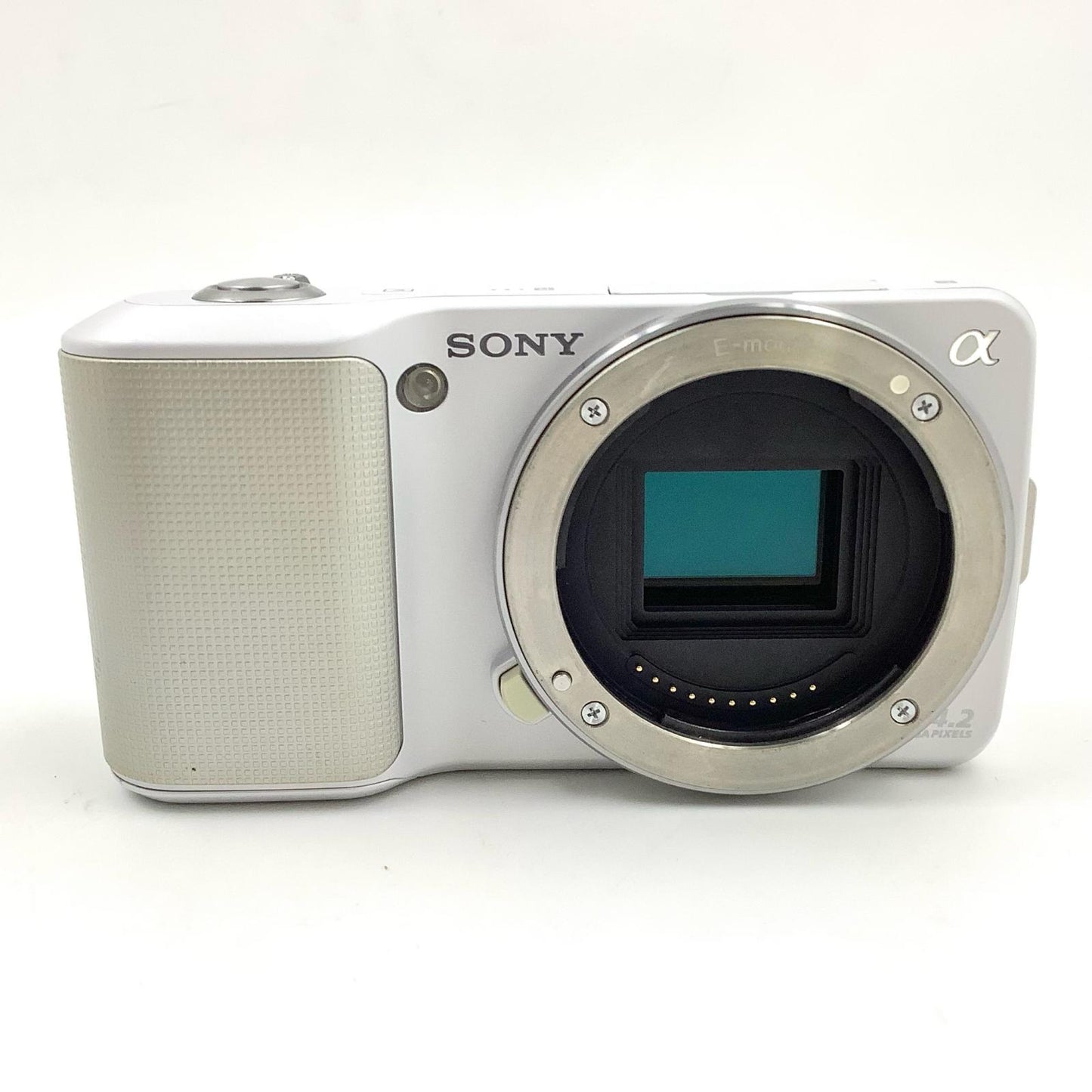 【全額返金保証】【最速発送】Sony デジタル一眼 α NEX-3 ボディ ホワイト 動作確認済