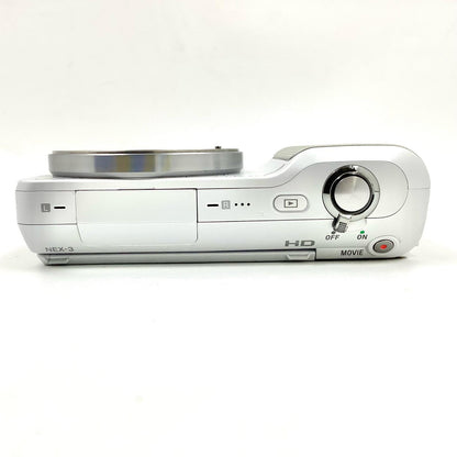 【全額返金保証】【最速発送】Sony デジタル一眼 α NEX-3 ボディ ホワイト 動作確認済
