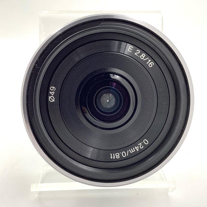 【全額返金保証】【最速発送】Sony E16mm F2.8 SEL16F28 動作確認済