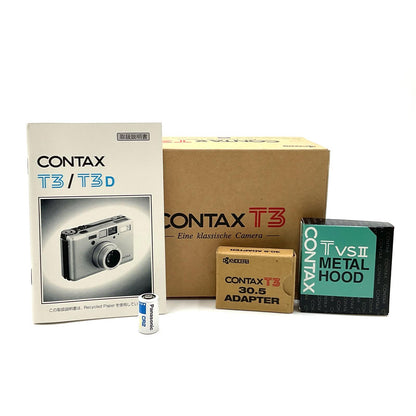【全額返金保証】【最速発送】CONTAX T3 シルバー 超美品 動作確認済