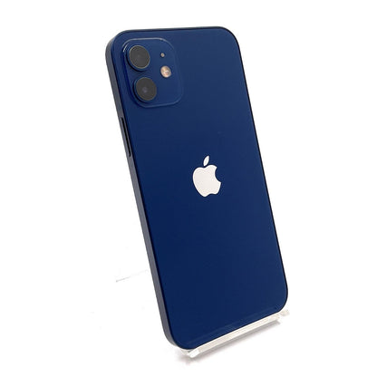 【全額返金保証】【最速発送】Apple iPhone iPhone 12 128GB ブルー Softbank SIMフリー 動作確認済 90%