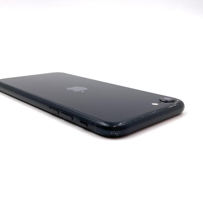 【全額返金保証】【最速発送】Apple iPhone iPhone SE（第3世代） 64GB ミッドナイト au 動作確認済 85%